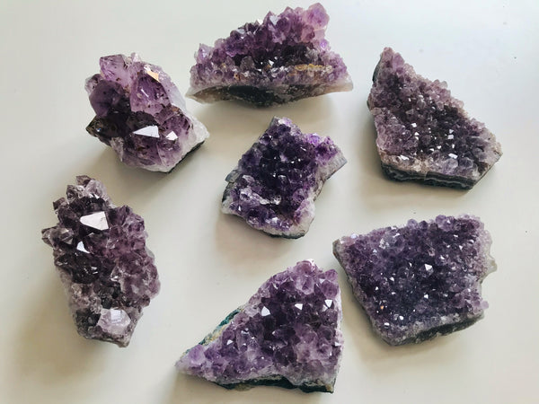 Amethyst Cluster Raw Medium/Large - Grade A - Divine Clarity