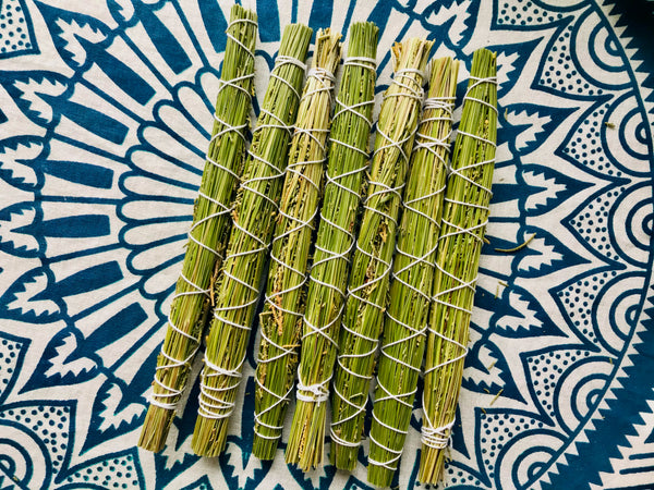Organic Sweetgrass & Juniper 8" Stick - Divine Clarity