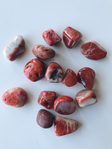 Banded Carnelian Tumbled - Divine Clarity