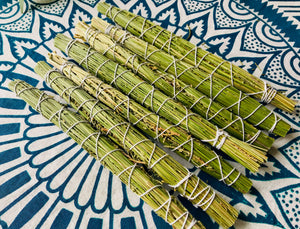Organic Sweetgrass & Juniper 8" Stick