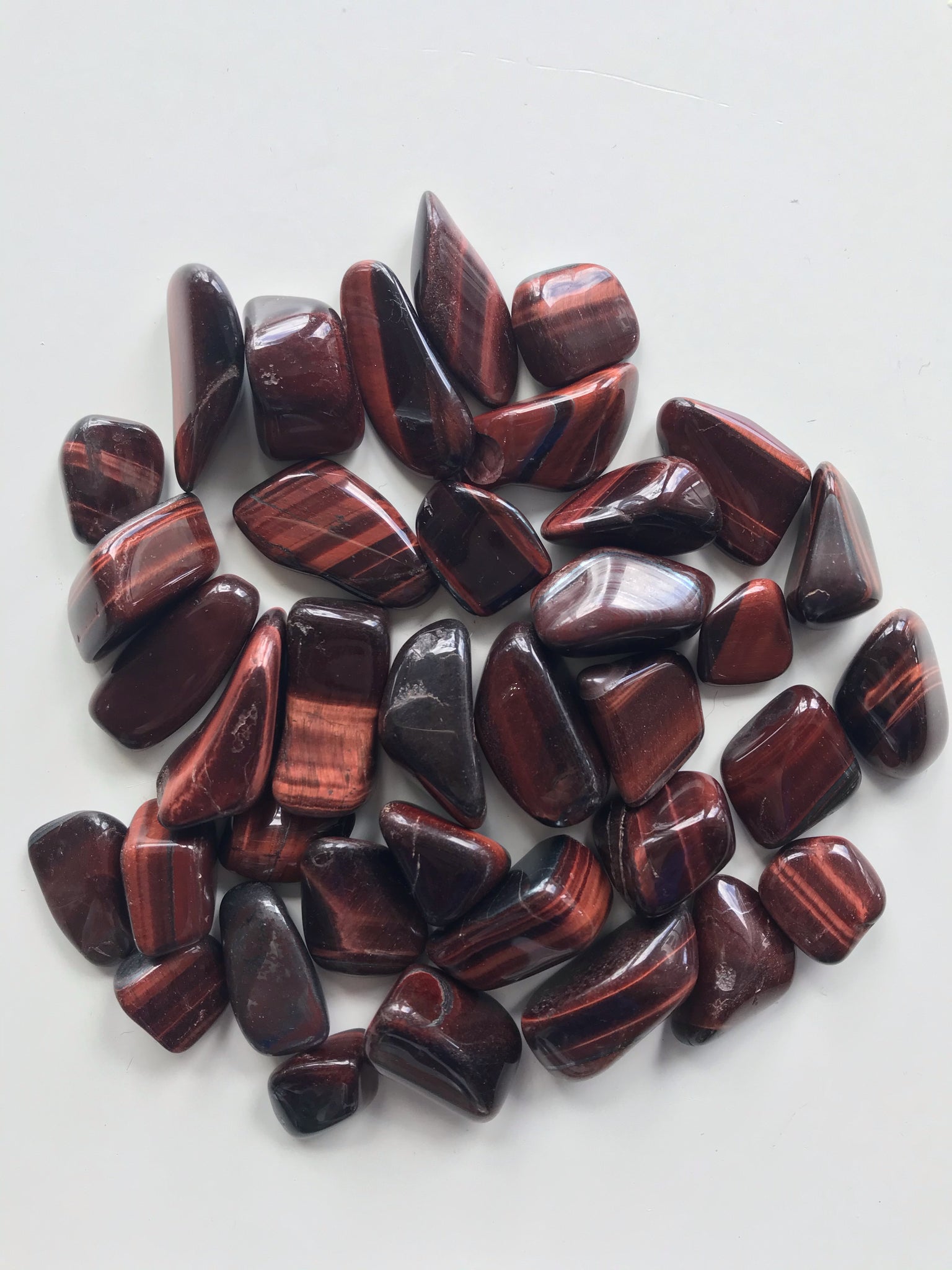Red Tiger Eye Tumbled - Divine Clarity