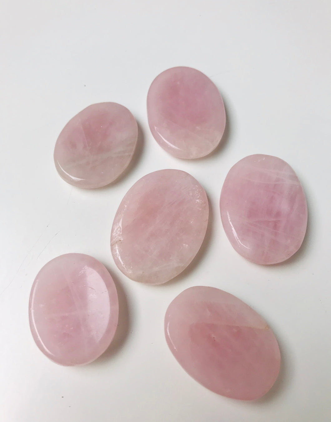 Rose Quartz Thumb Stone/Worry Stone