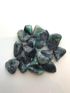Emerald Tumbled - Small to Medium - Divine Clarity