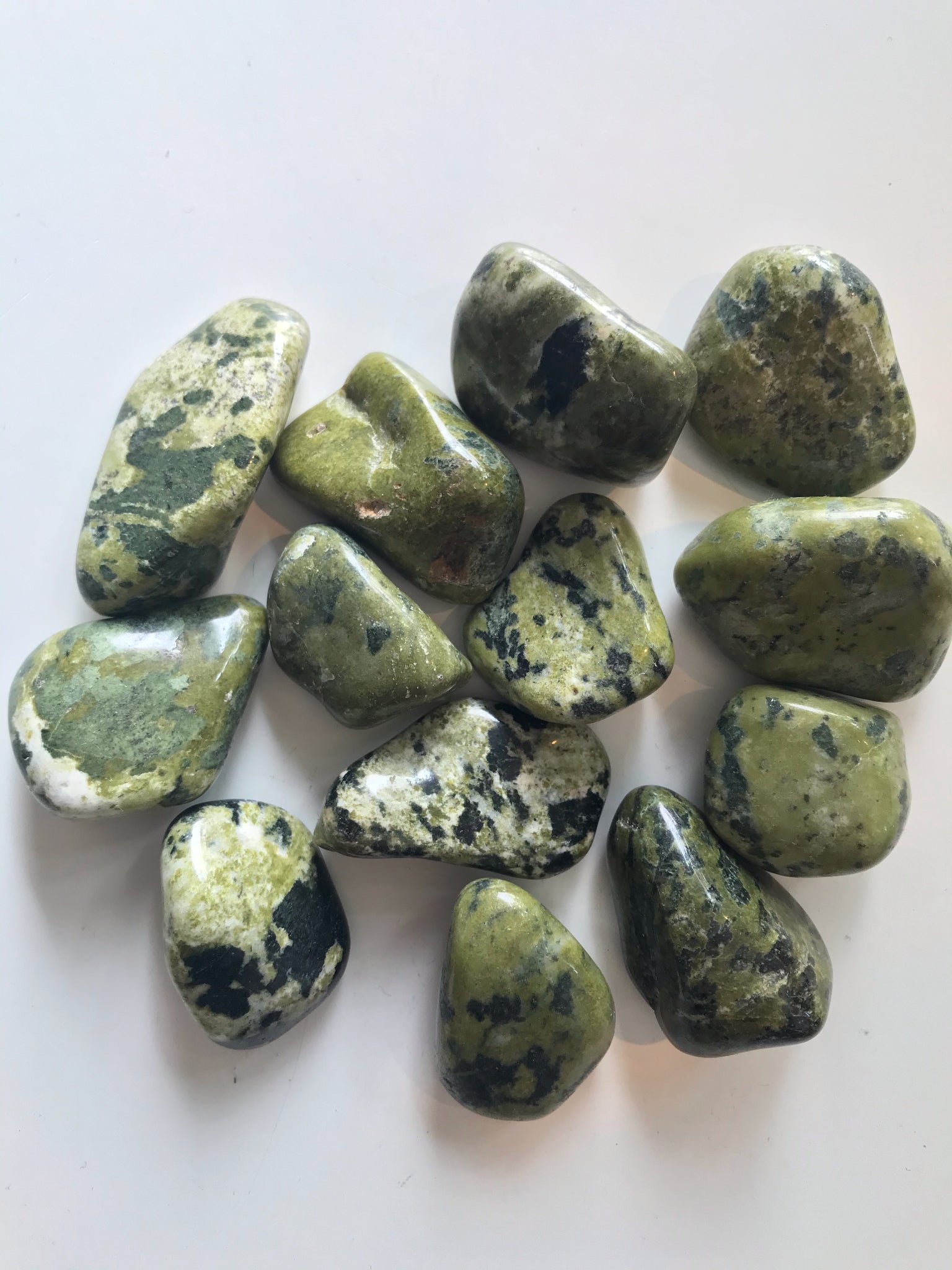 Nephrite Inca Jade Tumbled - Large - Divine Clarity