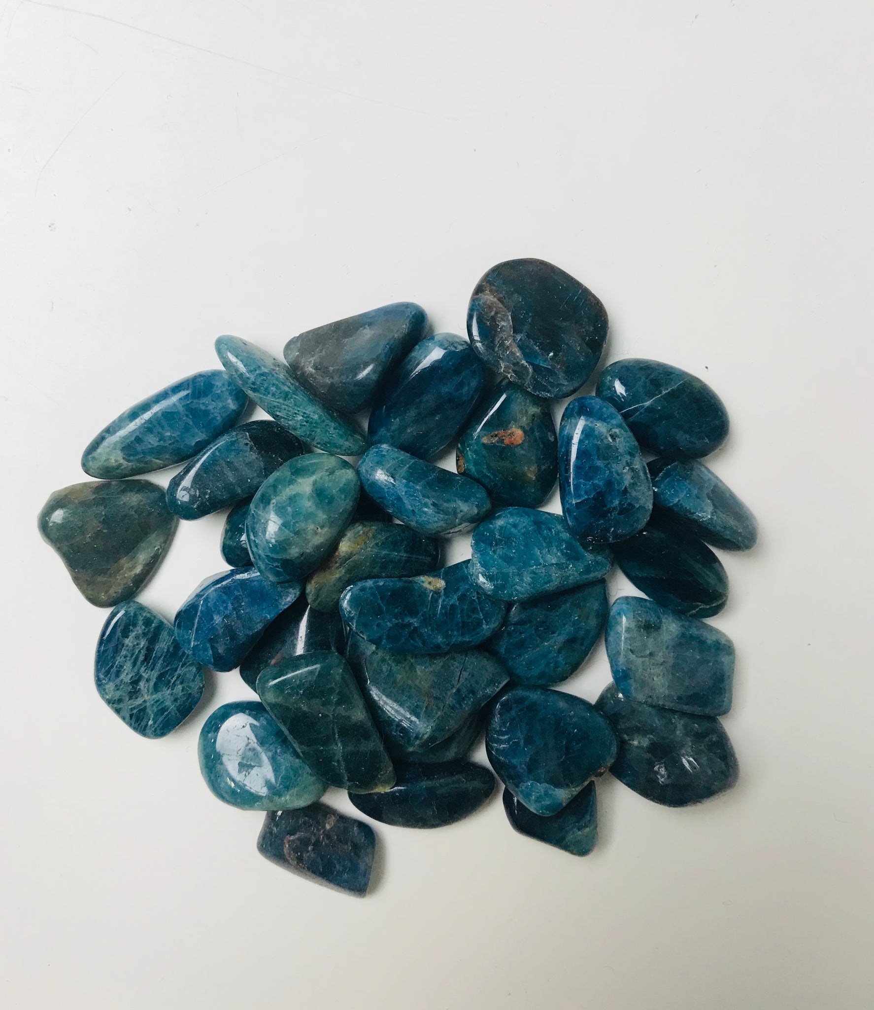 Blue Apatite Tumbled - Divine Clarity