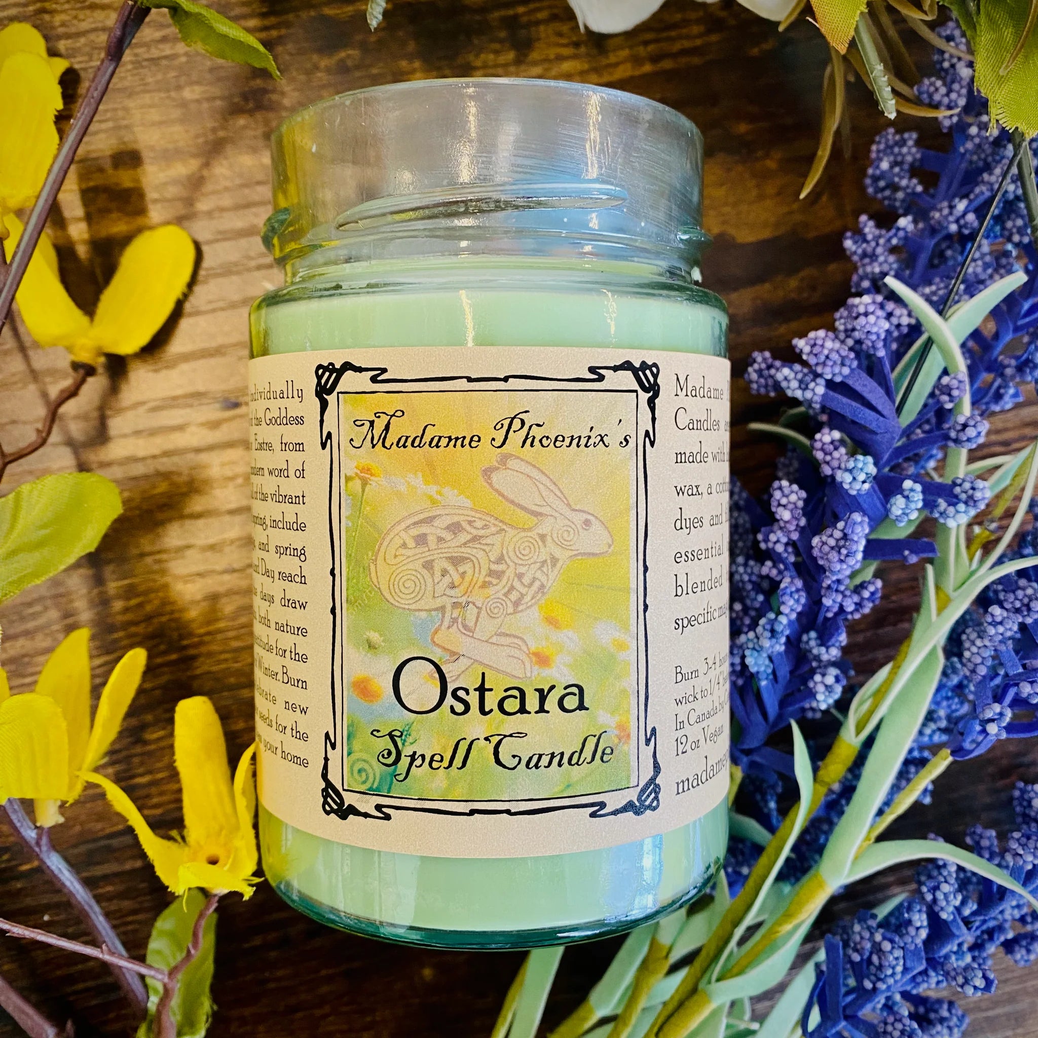 Spring Blessings Ostara 12oz Candle - Madame Phoenix - Divine Clarity