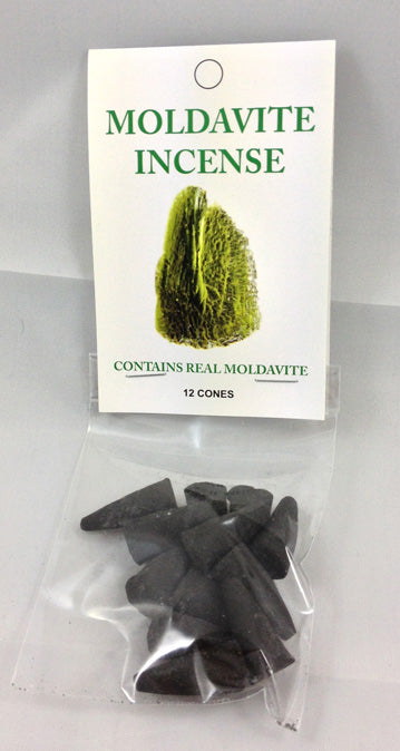 Moldavite Incense Cones - Divine Clarity