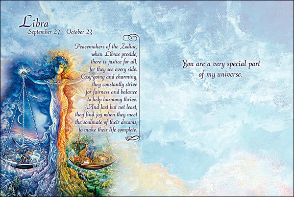 Libra - Zodiac Greeting Card - Divine Clarity