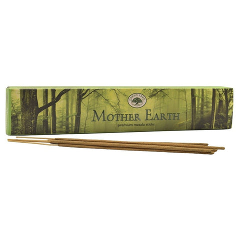 Mother Earth Incense Sticks - Green Tree - Divine Clarity