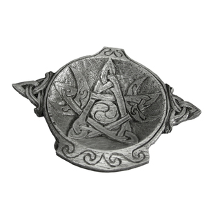 Moon Phase Pewter Offering Bowl - Divine Clarity
