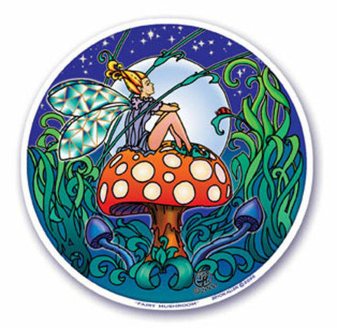 Window Sticker: Fairy Mushroom - Divine Clarity