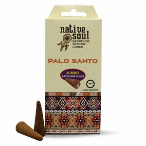 Palo Santo Native Soul Backflow Incense Cones - Divine Clarity