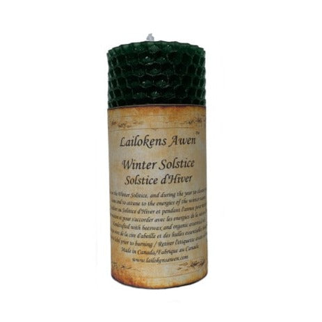 Beeswax Candle - Winter Solstice - Divine Clarity
