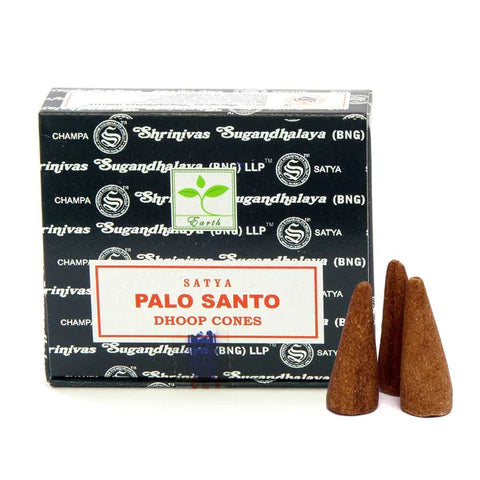 Palo Santo Incense Cones - Satya - Divine Clarity