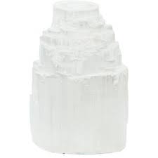 Selenite Iceberg Tower Mini Candle Holder - Divine Clarity