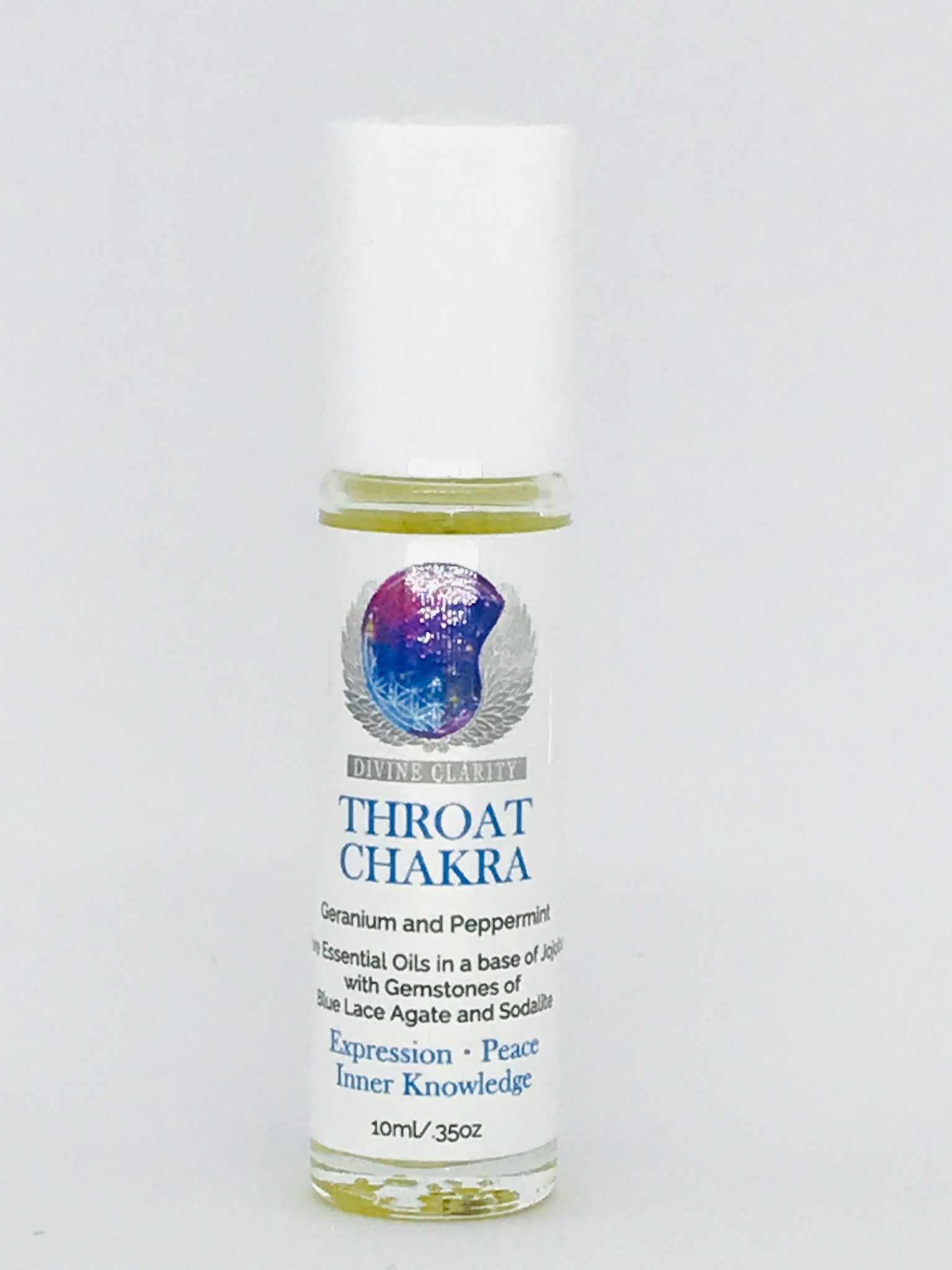 Throat Chakra Vibrational Essence Roll On - Divine Clarity