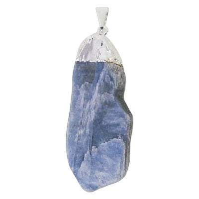 Blue Kyanite Slice Pendant - Divine Clarity