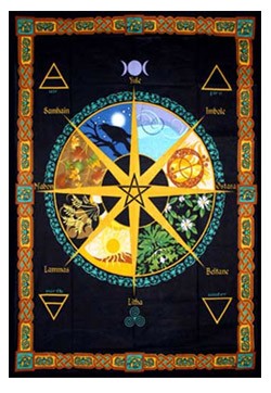 Pagan Calendar Tapestry - Divine Clarity
