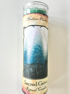 Sacred Grove Forest Magic Spell 7 Day Pillar Candle - Madame Phoenix