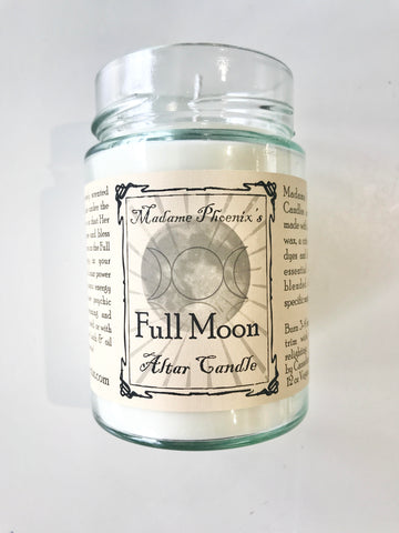 Full Moon Magic Spell 12oz Candle - Madame Phoenix - Divine Clarity
